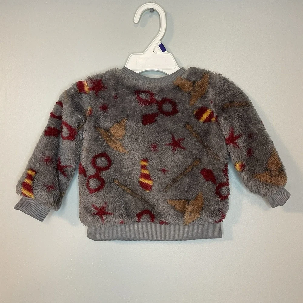Wizarding World Harry Potter Fuzzy Cozy Toddler‎ Sweater 3-6m